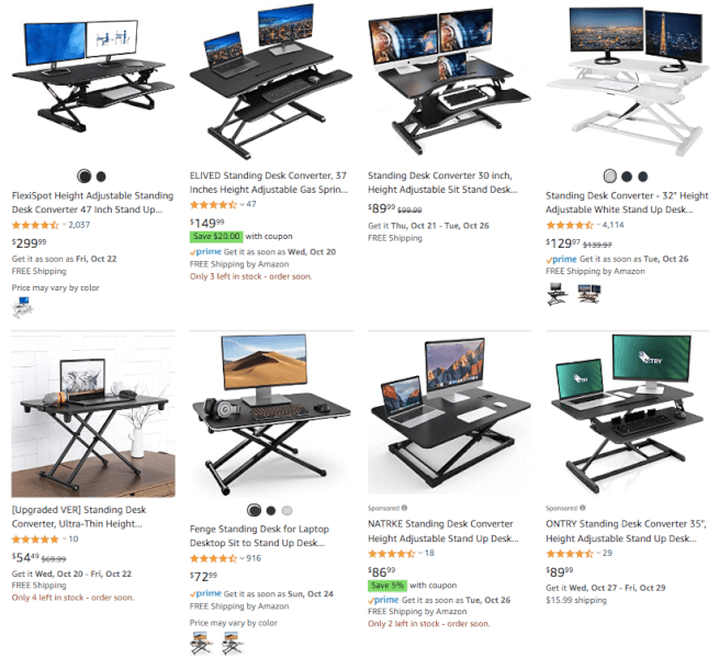 Standing Desk Converter