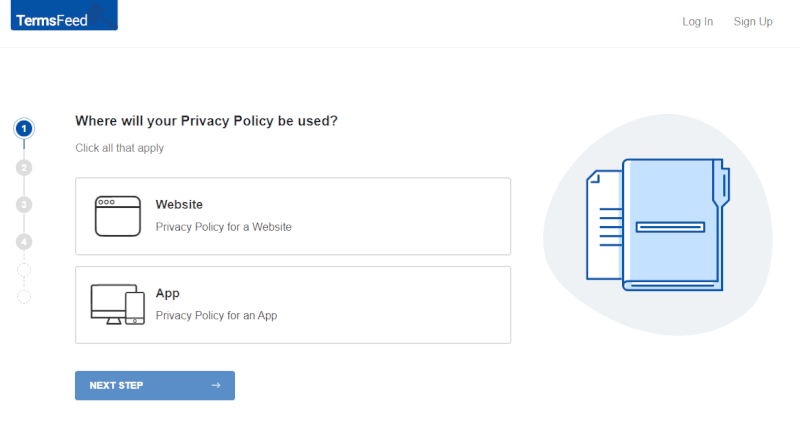 TermsFeed Top Privacy Policy Generator tool