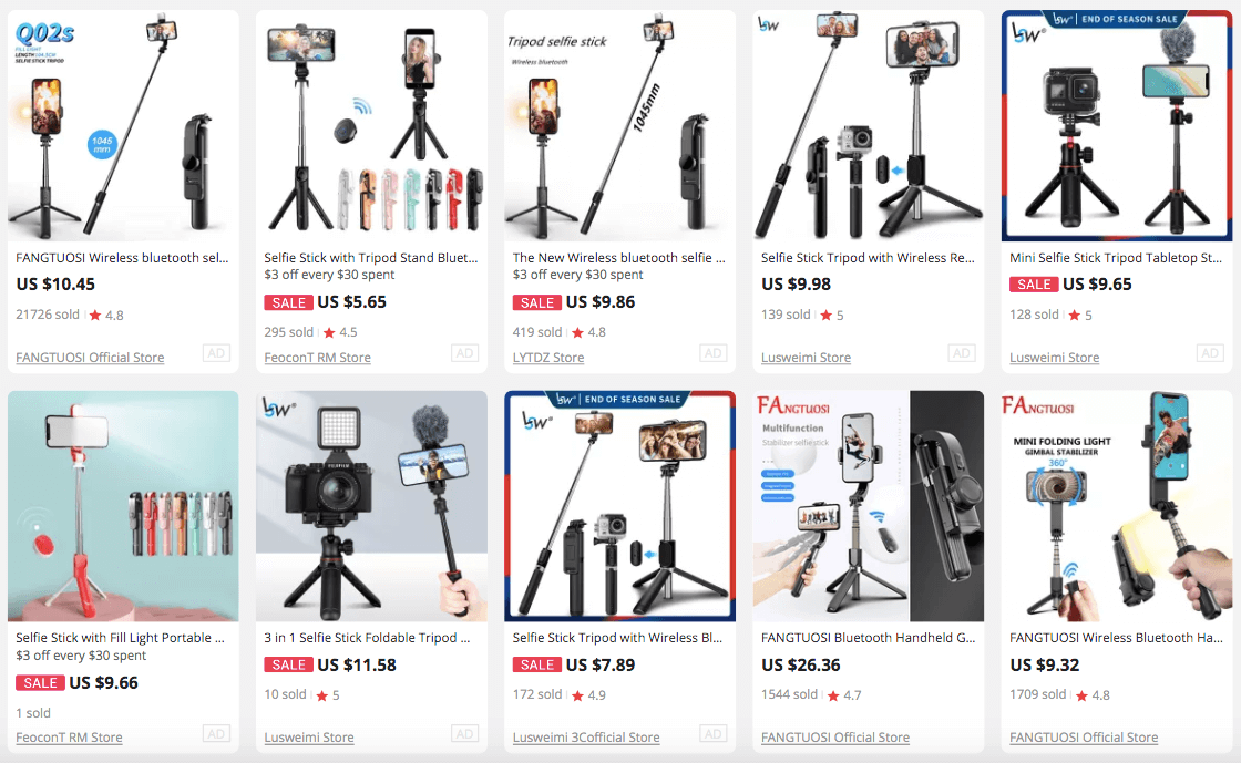 Black Friday Shopping Tripod Stand