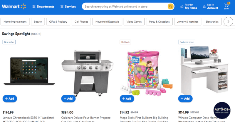 Walmart's Savings Spotlight: How To Find Trending Products - AutoDS