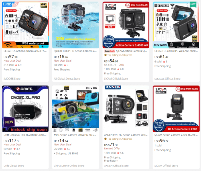 Waterproof Action Camera Dropshipping