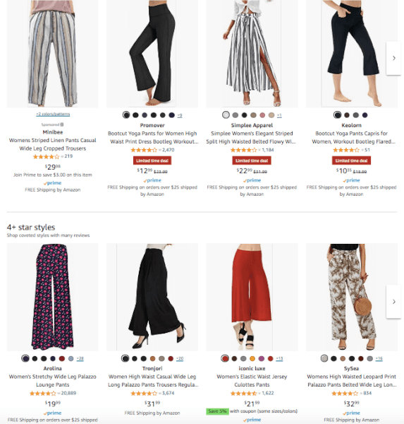 Women's Clothing - Hot Products - Wide Legged Pants