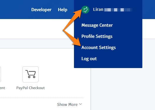 paypal account settings