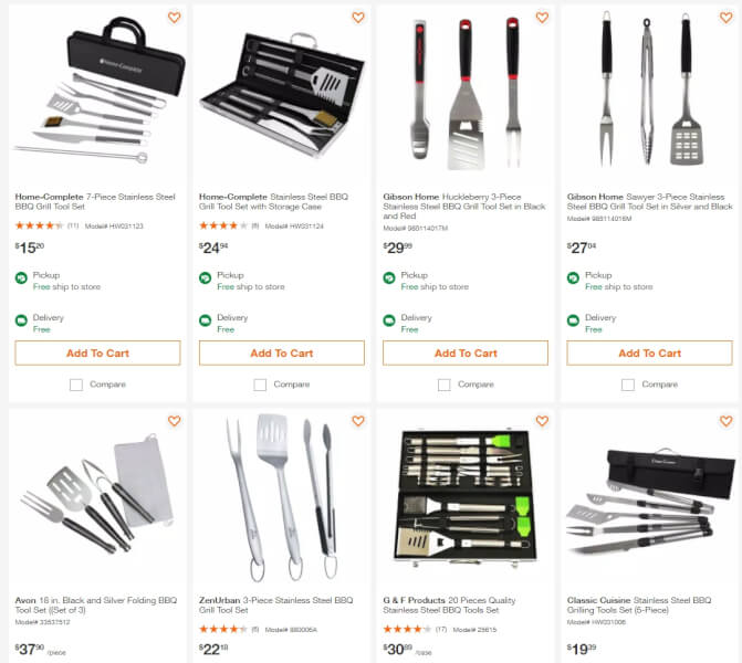 bbq toolsets dropshipping