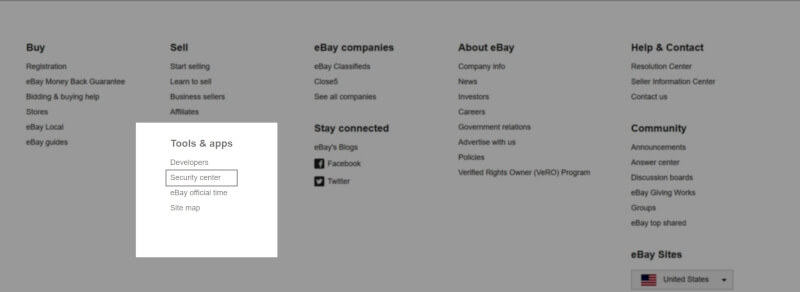 using ebay security center as ebay title builder