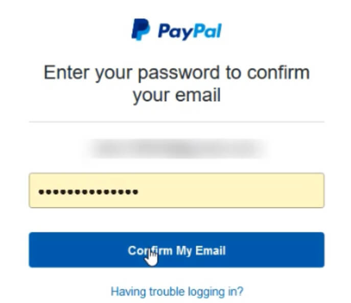 paypal login