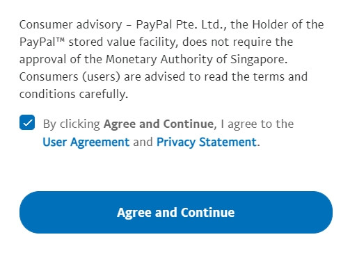 paypal user agreement