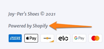 powered by shopify