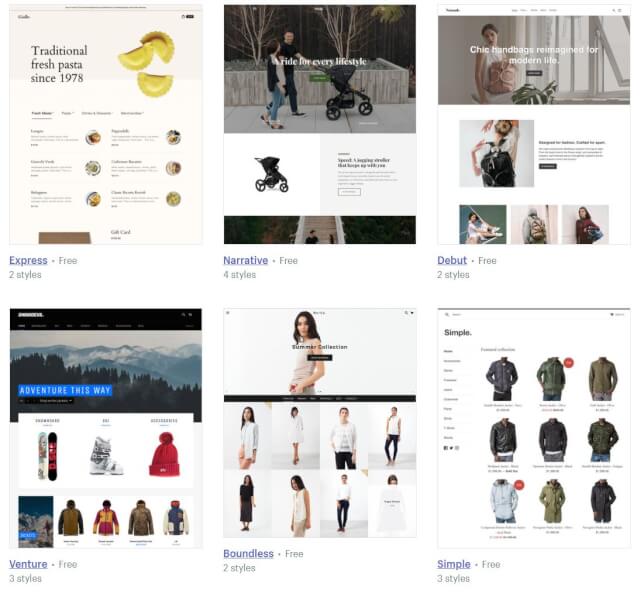 find a theme for your dropshipping shopify store 